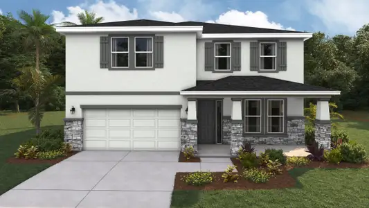 New construction Single-Family house 8811 Bahama Mia Ln, Parrish, FL 34219 plan Holden - image