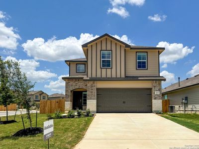 New construction Single-Family house 4235 Thyme Garden, Von Ormy, TX 78073 The Kate- photo 0