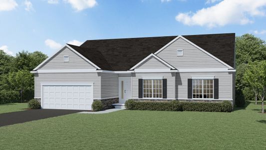 New construction Land house 23 Fieldstream Ln, Lancaster, NY 14086 plan Berkley 325A - image