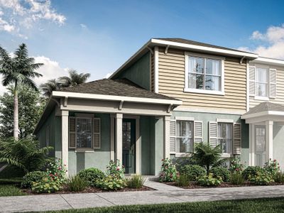 New construction Townhouse house 9623 Peace Dr, Orlando, FL 32832 plan Sofia - image