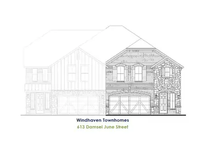 New construction Single-Family house 613 Damsel June St, Lewisville, TX 75056 plan TH Building 9 Unit 2 W - image