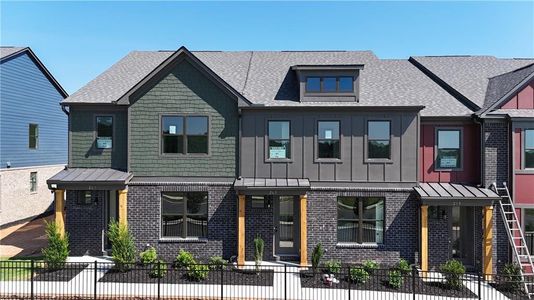 New construction Townhouse house 263 Barracks Wy, Unit 877, Hoschton, GA 30548 plan Ivey - image