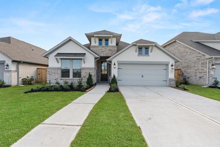 New construction Single-Family house 18734 Windy Orchard Ct, Manvel, TX 77578 Morgan (2298-HV-40)- photo 0