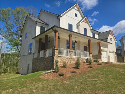 New construction Single-Family house 3677 Thornhill Ct, Douglasville, GA 30135 plan Somerset III - image