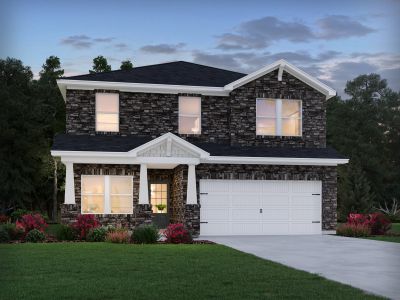 New construction Single-Family house 5150 Crescendo Cir, Fairburn, GA 30213 plan Rockwell Basement - image