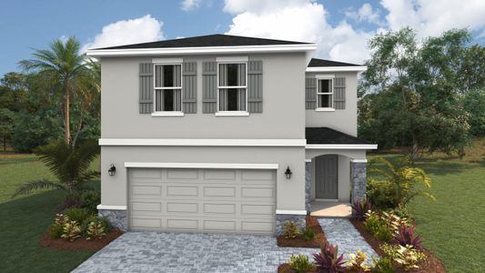 New construction Single-Family house 1709 Cobb Trl, Parrish, FL 34219 plan Elston - image