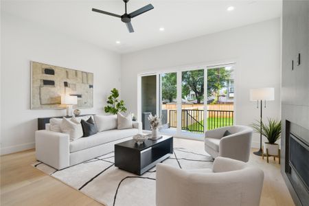 New construction Single-Family house 827 W 16Th St, Unit A, Houston, TX 77008 - image 15