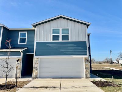 New construction Townhouse house 104 Calcite Rd, Unit 1, Kyle, TX 78640 plan The Mayfield (170) - image