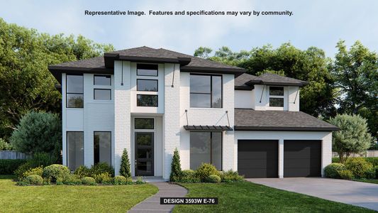 New construction Single-Family house 498 Vale Run, Kyle, TX 78640 plan 3593W - image