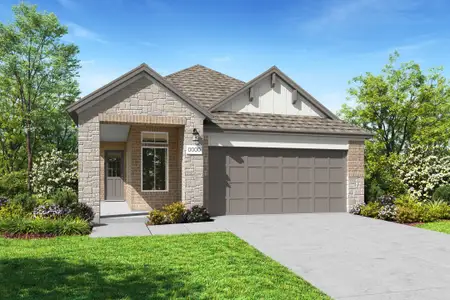 New construction Single-Family house 216 High Valley Dr, Liberty Hill, TX 78642 plan Arbor - image