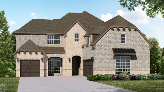 Plan 1692 Elevation B with Stone