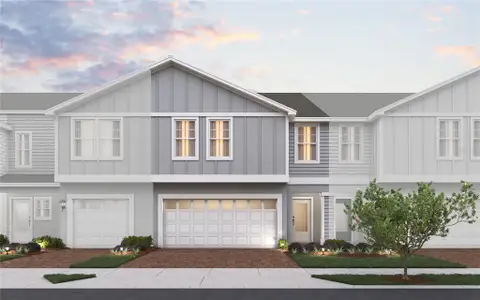 New construction Townhouse house 214 Glass Onion Dr, Groveland, FL 34737 plan Douglas - image