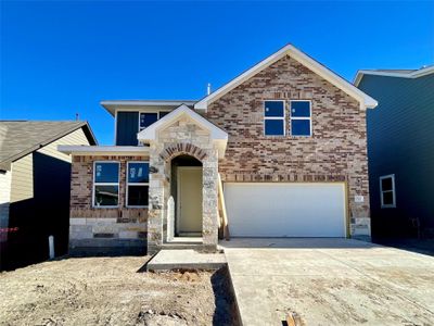 New construction Single-Family house 727 Palo Brea Lp, Hutto, TX 78634 Cassidy Homeplan- photo 0 0