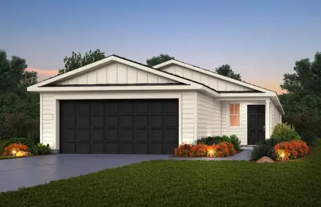 New construction Single-Family house 116 Eagle Valley Dr, Elgin, TX 78621 plan Beeville - image