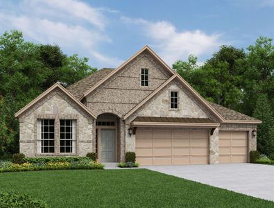 New construction Single-Family house 3116 Wickfield Pass Lane, League City, TX 77573 Dominion Homeplan- photo 0