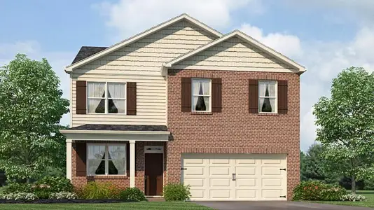 New construction Single-Family house 8182 Elkhorn Dr, Fairburn, GA 30213 - image