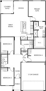 New construction Single-Family house 12665 N Eternity Wy, Marana, AZ 85658 plan Garnet - image