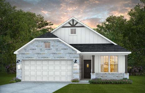 New construction Single-Family house 406 Ruby Ford Dr, Cove, TX 77523 plan Haskell - image