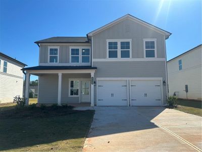 New construction Single-Family house 2128 Boxwood Circle, Conyers, GA 30013 Harrison- photo 0