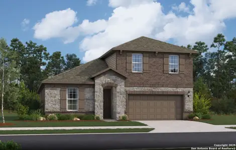 New construction Single-Family house 6623 Comanche Vly, San Antonio, TX 78233 plan Berkshire - image