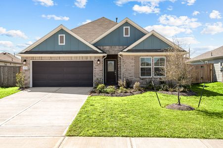 New construction Single-Family house 21431 Mountain Haya Trl, Tomball, TX 77377 plan Moscoso - Smart Series - image