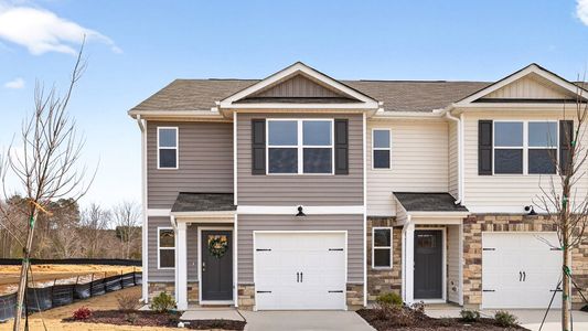 New construction Townhouse house 121 Hanging Elm Ln, Fuquay Varina, NC 27526 plan Pearson - image