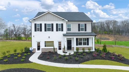 New construction Single-Family house 1397 Clear Pond Drive, Dacula, GA 30019 HANOVER- photo 0