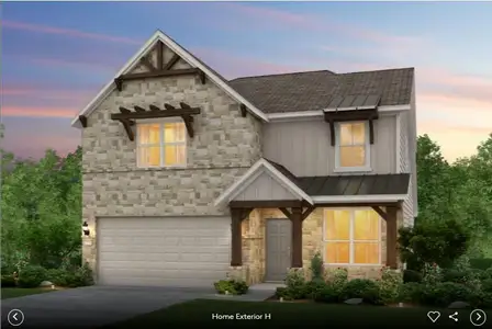 New construction Single-Family house 543 Rubber Tree Wy, Buda, TX 78610 plan Hamilton - image