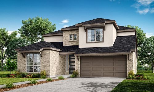 New construction Single-Family house 152 Grand Canyon Wy, Kyle, TX 78640 plan Monaco - image