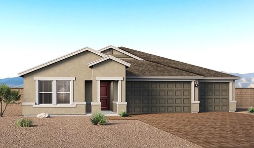 New construction Single-Family house 618 W Maria Elena St, Vail, AZ 85641 plan Jerome - Traditions - A50J - image