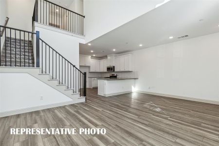 Beautiful finishes can be found in this fantastic open concept design home!  REPRESENTATIVE PHOTO