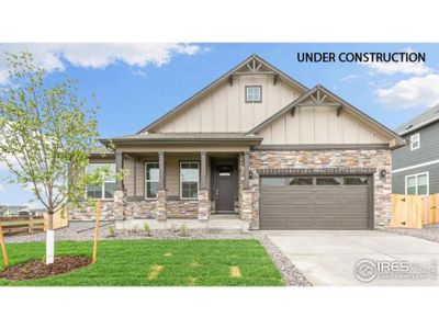 New construction Single-Family house 1829 Sawtooth Mountain Dr, Berthoud, CO 80513 HASWELL- photo 0