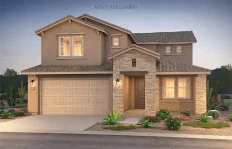 New construction Single-Family house 9960 S Gold Stone Trl, Apache Junction, AZ 85120 plan Prato - image
