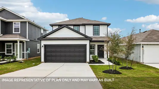 New construction Single-Family house 12005 Pike Bnd, Mustang Ridge, TX 78610 plan The Nicole - image