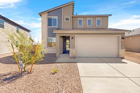 New construction Single-Family house 5634 W Carillon Ridge Ln, Marana, AZ 85743 plan Sienna - image