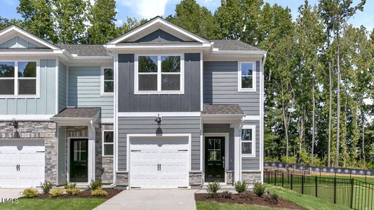 New construction Townhouse house 5211 Red Crimson Dr, Willow Spring, NC 27592 plan PEARSON - image