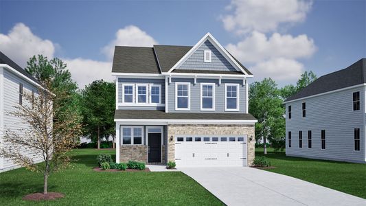 New construction Single-Family house 420 White Oak Garden Wy, Garner, NC 27529 plan Lacey - image