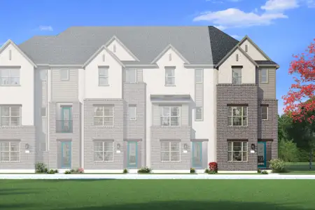 New construction Townhouse house 956 Concan Dr, Plano, TX 75075 plan Aberdeen II - image