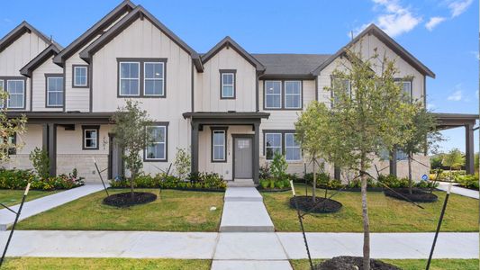 New construction Townhouse house 2614 Caleb Asher Lp, Round Rock, TX 78665 The Wicklow- photo 1 1