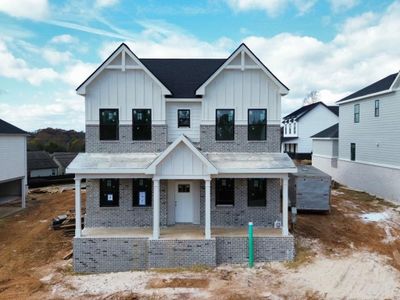 New construction Single-Family house 5828 Gainesville Street, Flowery Branch, GA 30542 Danville- photo 0