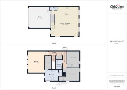 First and Second Floor Floor Plan