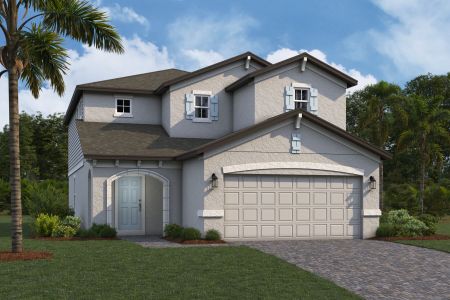 New construction Single-Family house 12776 Castle Oaks Dr, Hudson, FL 34669 Santa Cruz- photo 0