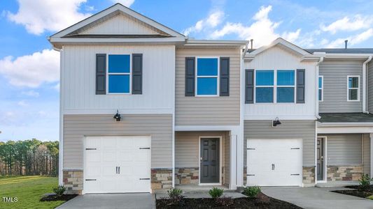 New construction Townhouse house 426 Honeycutt Oaks Dr, Angier, NC 27501 Mitchell- photo 0