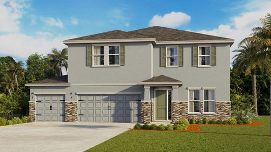 New construction Single-Family house 2504 Stratten Dr, Zephyrhills, FL 33541 plan Holden - image