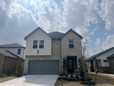 New construction Single-Family house 9027 Ashland Cottage Ln, Cypress, TX 77433 Portsmouth- photo 0