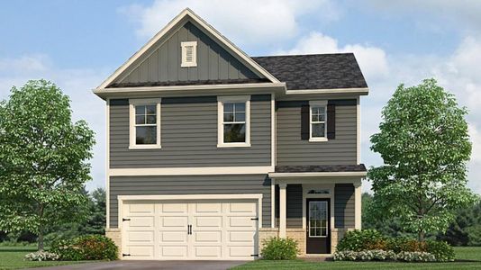 New construction Single-Family house 1080 Lost Creek Pkwy, Dallas, GA 30132 plan Robie - image