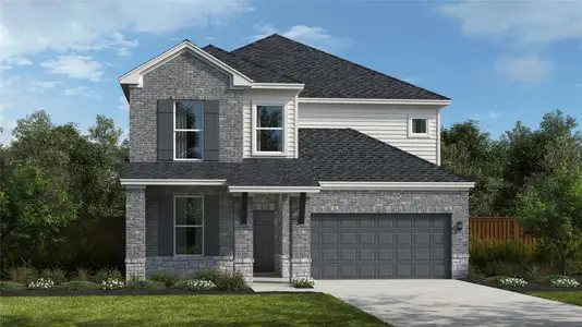 New construction Single-Family house 4725 Pleasant Pl, Round Rock, TX 78665 plan Redland - image