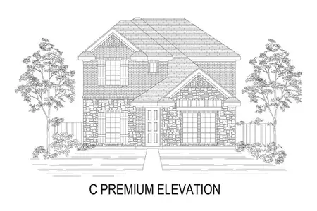 New construction Single-Family house 12813 Cedar Ridge Trl, Rowlett, TX 75089 plan Fork R - image