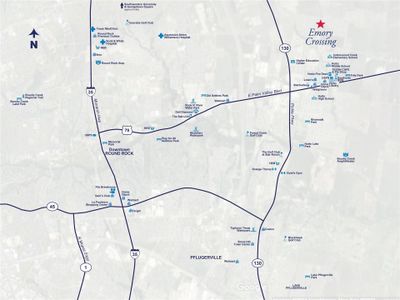 Emory Crossing Amenity Map