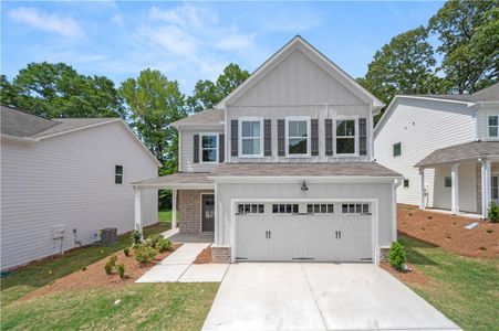 New construction Single-Family house 2950 Jefferson Street, Austell, GA 30106 Lindley- photo 0